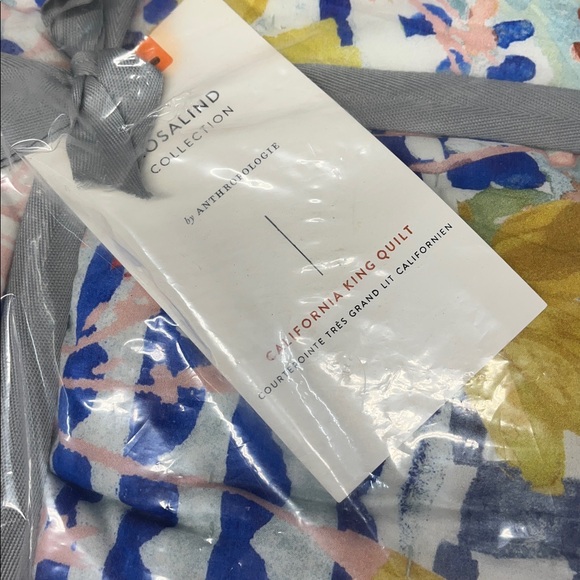 New Anthropologie Rosalind Quilt California King - Picture 6 of 7